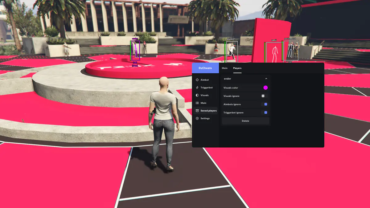 0xCheats FiveM — GTA 5 screenshot 4