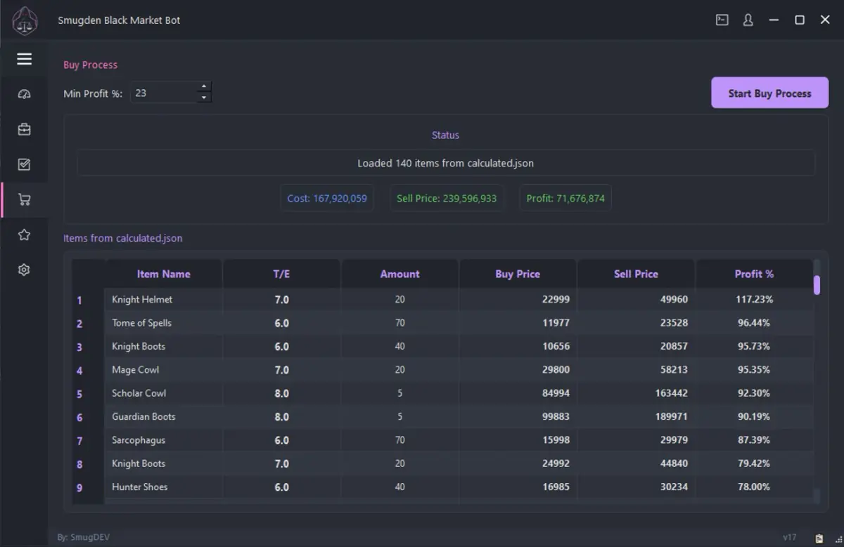 BlackMarket Bot — Albion screenshot 6