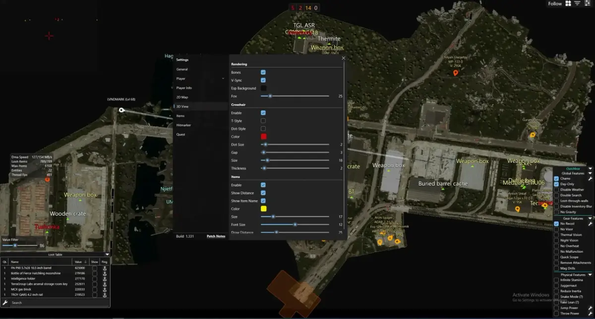 Clutch Eft Radar DMA — DMA CHEATS screenshot 1